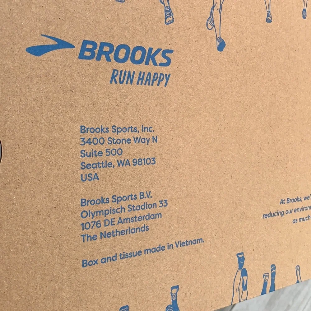 1pcs Brooks Gift Wrap Packaging Shoe Box